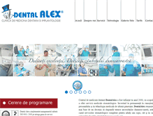 Tablet Screenshot of dentalalex.ro